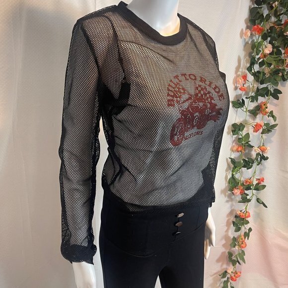 Built To Ride Mesh Top - Black/White Size Large RefFNB3 - Picture 8 of 8